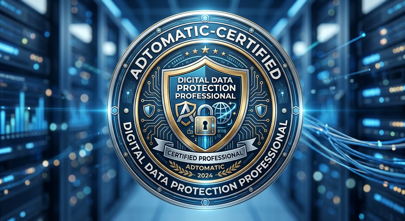Adtomatic Certified Digital Data Protection Professional (AD-CDDPP) certification badge